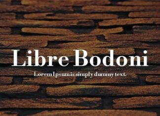 Libre Bodoni Serif Font