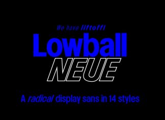 Lowball Neue Sans Serif Font