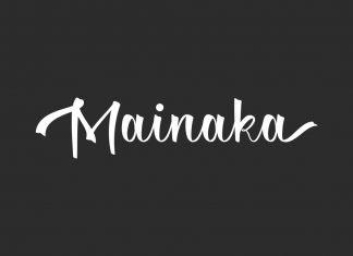 Mainaka Script Font