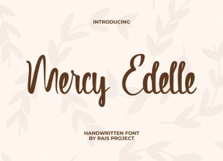 Mercy Edelle Script Font