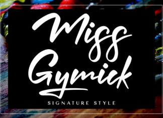 Miss Gymick Script Font