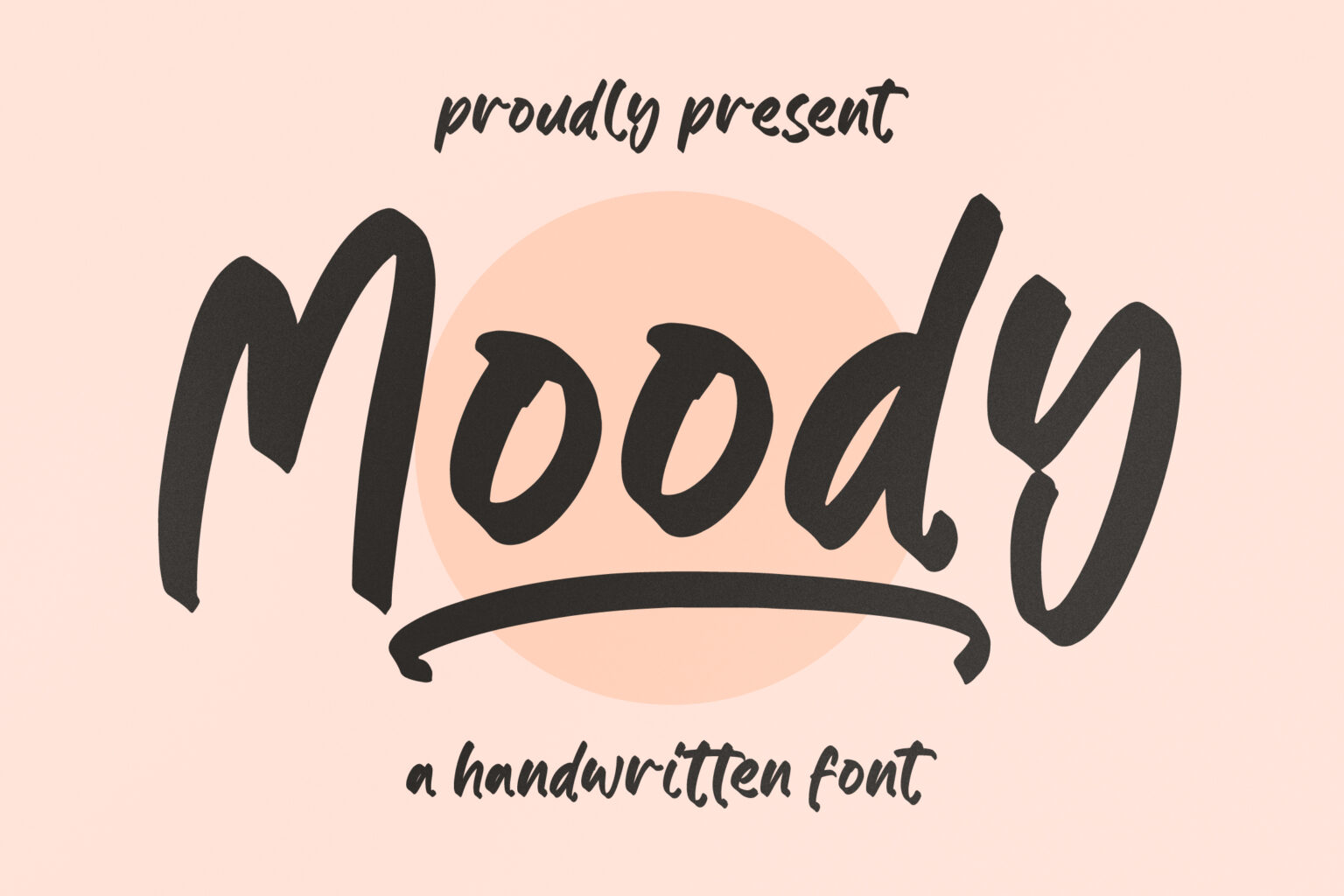 Moody Script Font