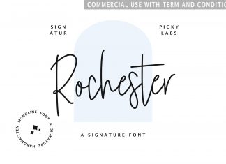 Rochester Signature Script Font
