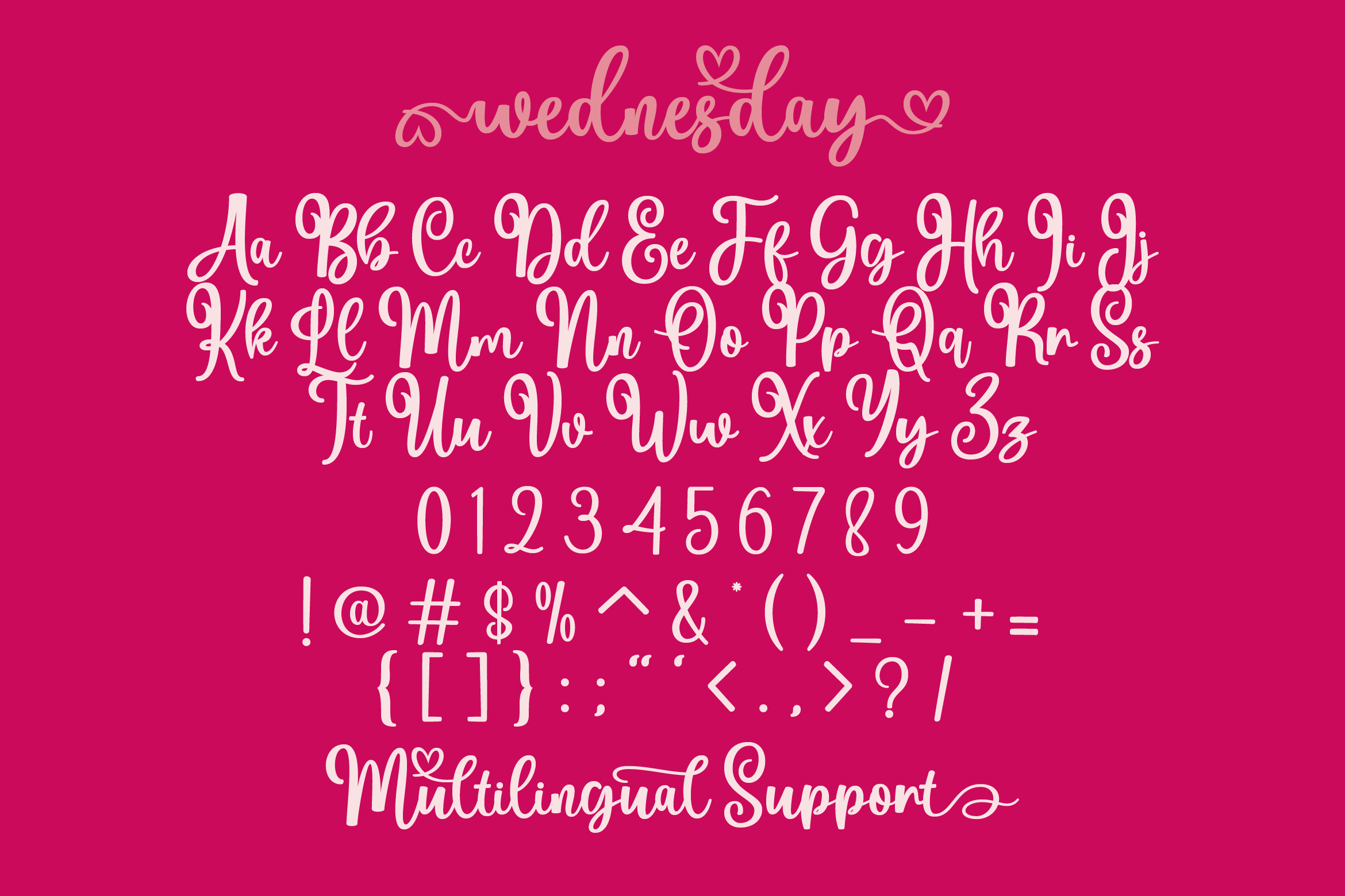 Wednesday Font - Dfonts