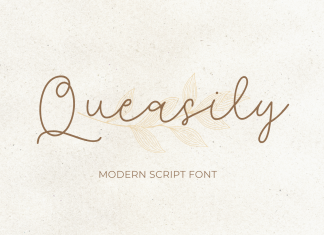 Queasily Script Font