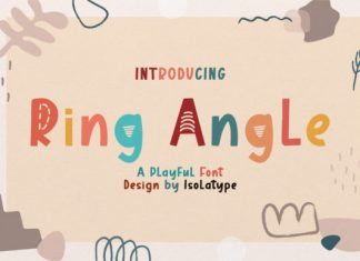 Ring Angle Display Font