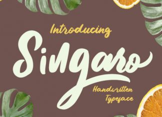 Singaro Script Font