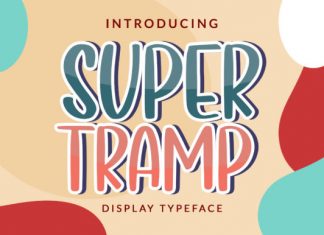 Super Tramp Display Font