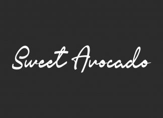 Sweet Avocado Script Font