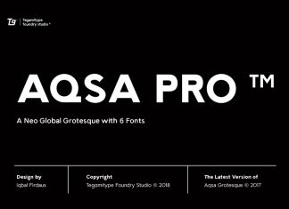 TG Aqsa Pro Sans Serif Font
