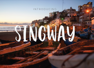 SINGWAY Display Font