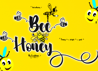 Bee Honey Script Font