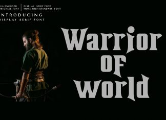 Warrior of World Serif Font