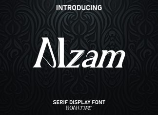 Alzam Serif Font