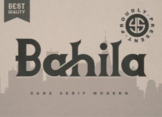 Bahila Serif Font