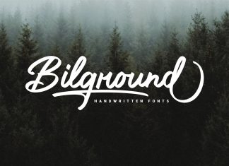 Bilground Script Font