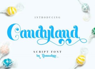 Candyland Script Font