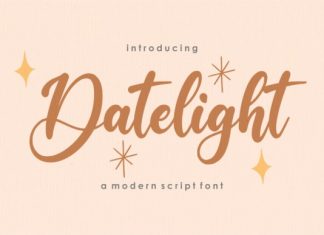 Datelight Script Font