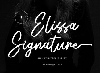 Elissa Signature Script Font