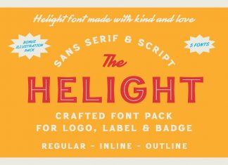 Helight Display Font