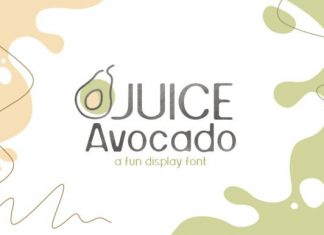 Juice Avocado Display Font