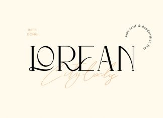 Lorean Serif Font