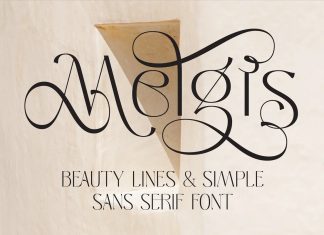 Melgis Sans Serif Font