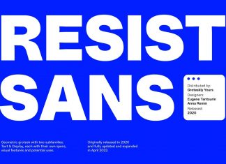 Resist Sans Font