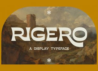 Rigero Display Font