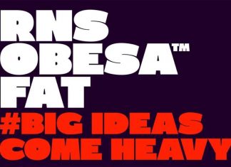 RNS Obesa Fat Sans Serif Font