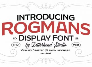 Rogmans Display Font