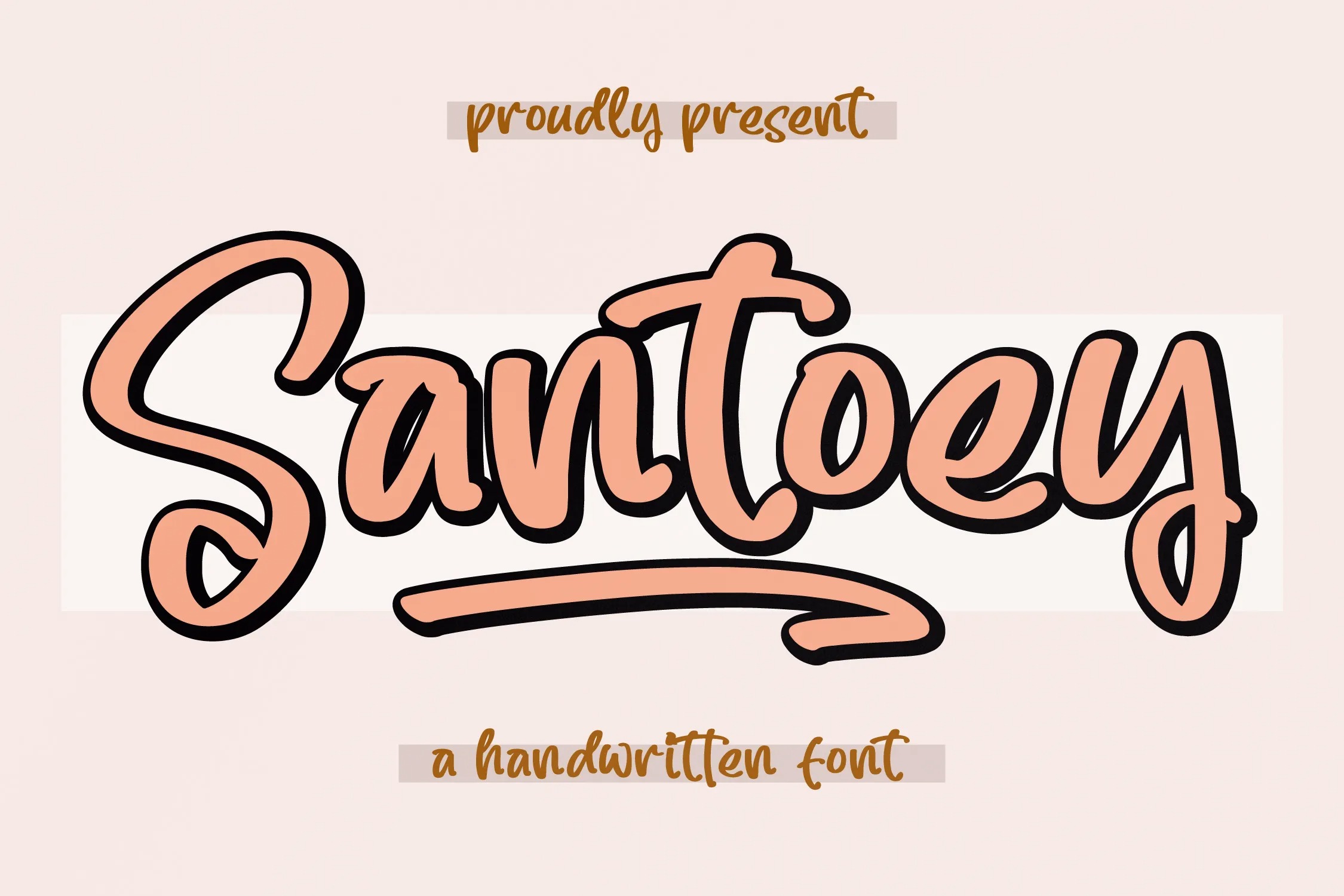 New Free Calligraphy Fonts – Santoey Font – Download Now