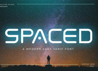 Spaced Display Font