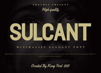 Sulcant Sans Serif Font