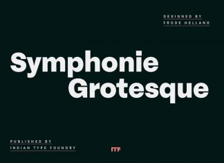 Symphonie Grotesque Sans Serif Font