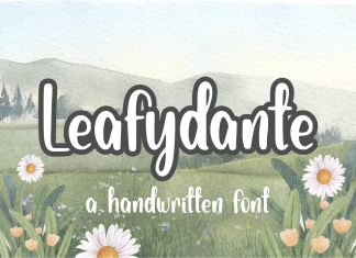 Leafydante Script Font