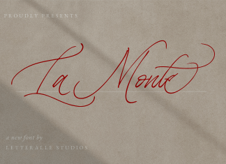 La Monte Handwritten Font