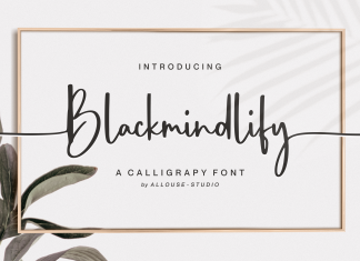 Blackmindlify Handwritten Font