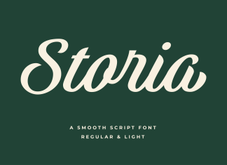 Storia Script Typeface