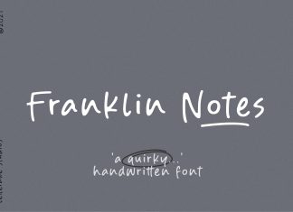 Franklin Notes Script Font