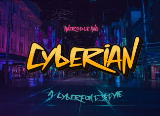 Cyberian Display Font