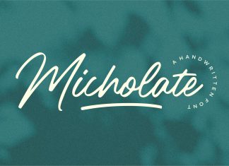 Micholate Script Font