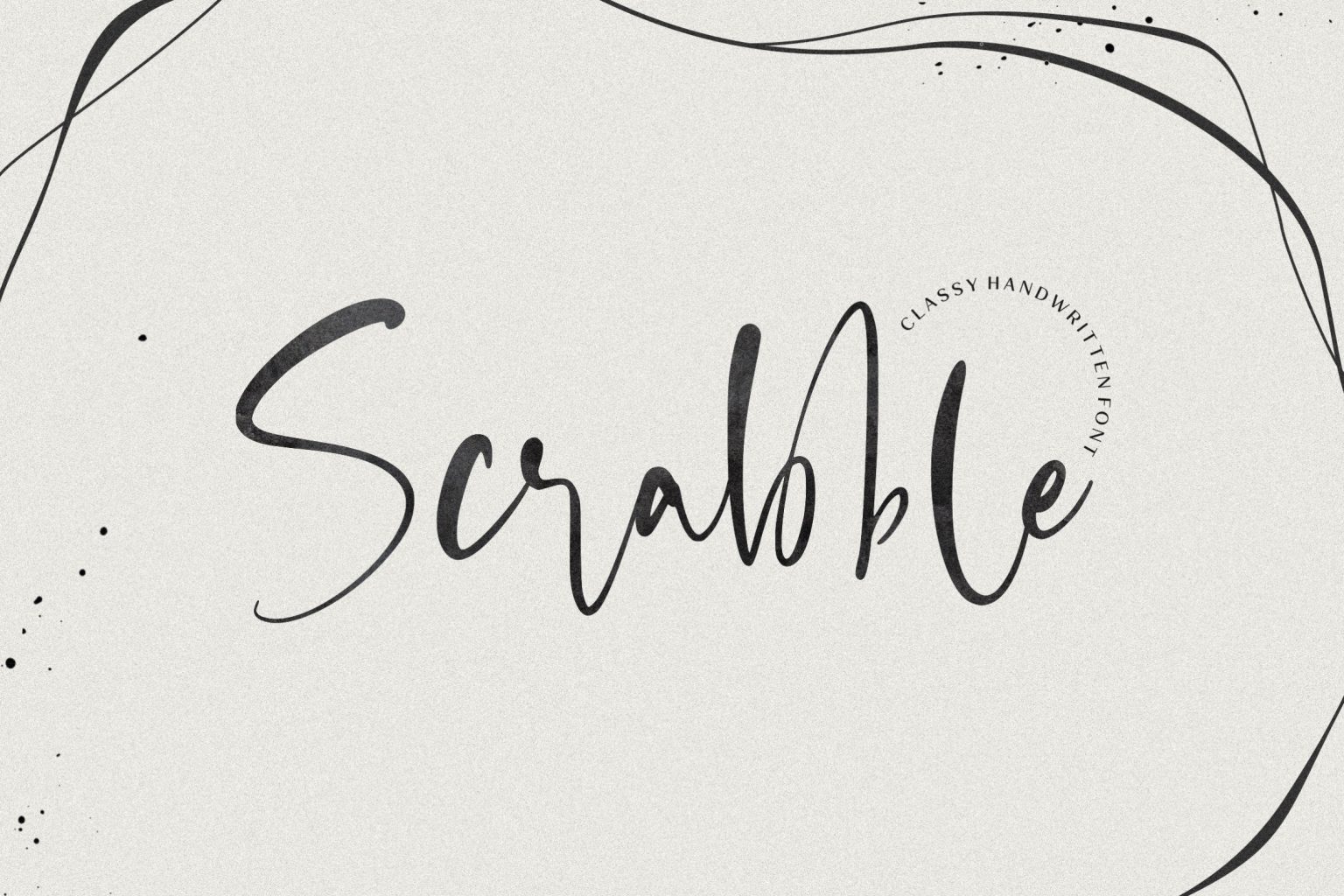Scrabble Script Font