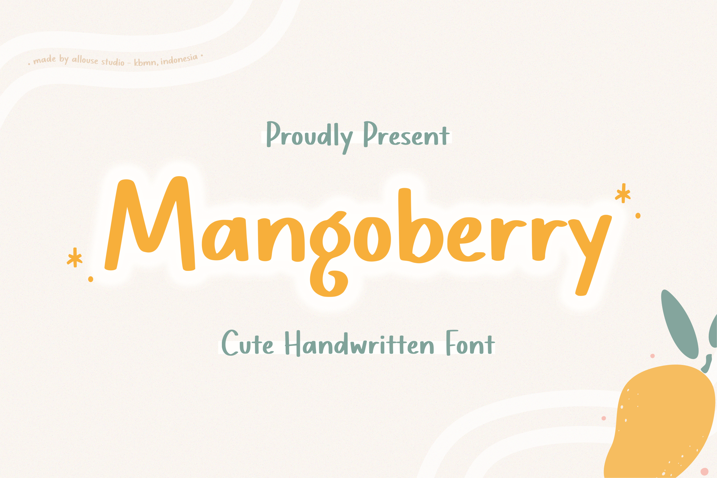 Mangoberry Script Font
