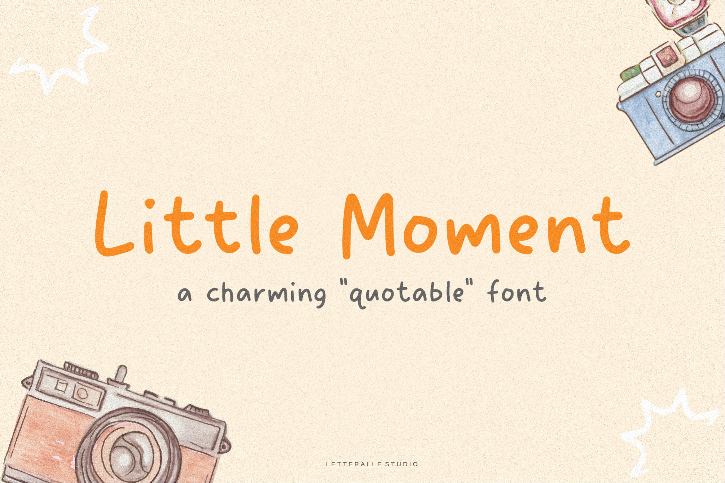 Little Moment Display Font