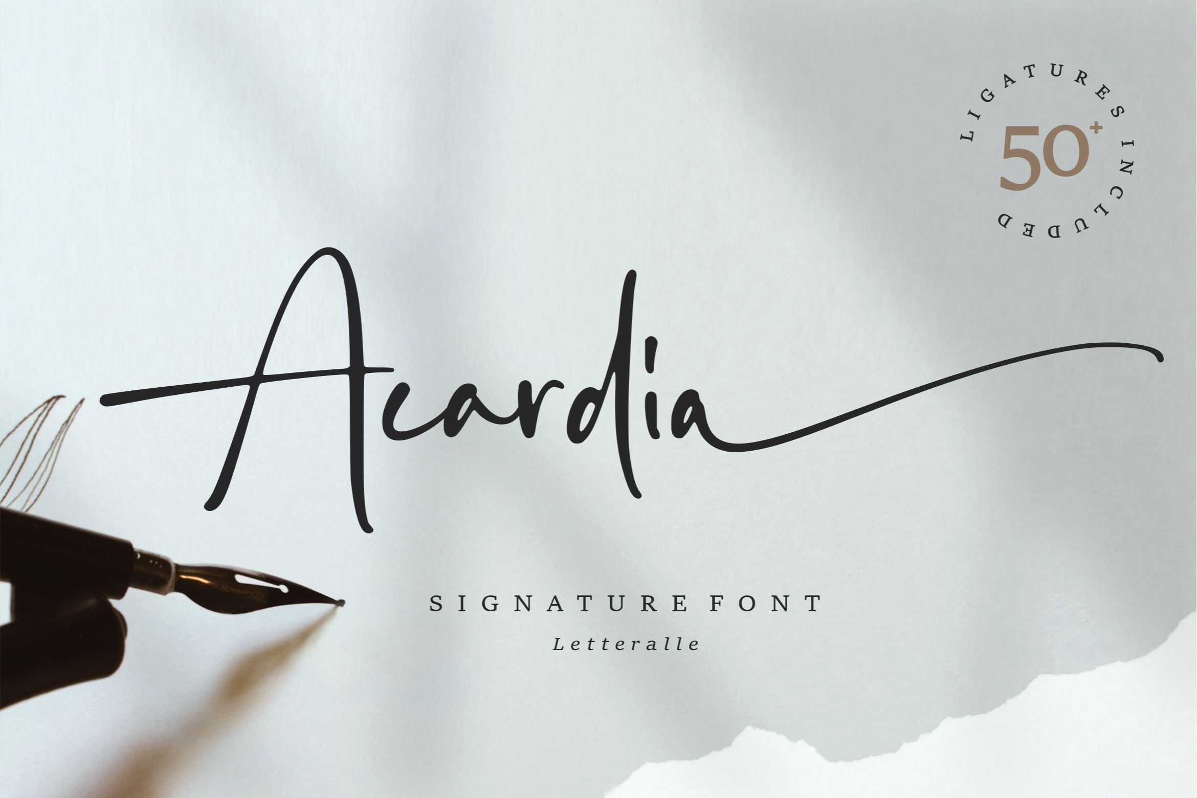 Acardia Signature Font