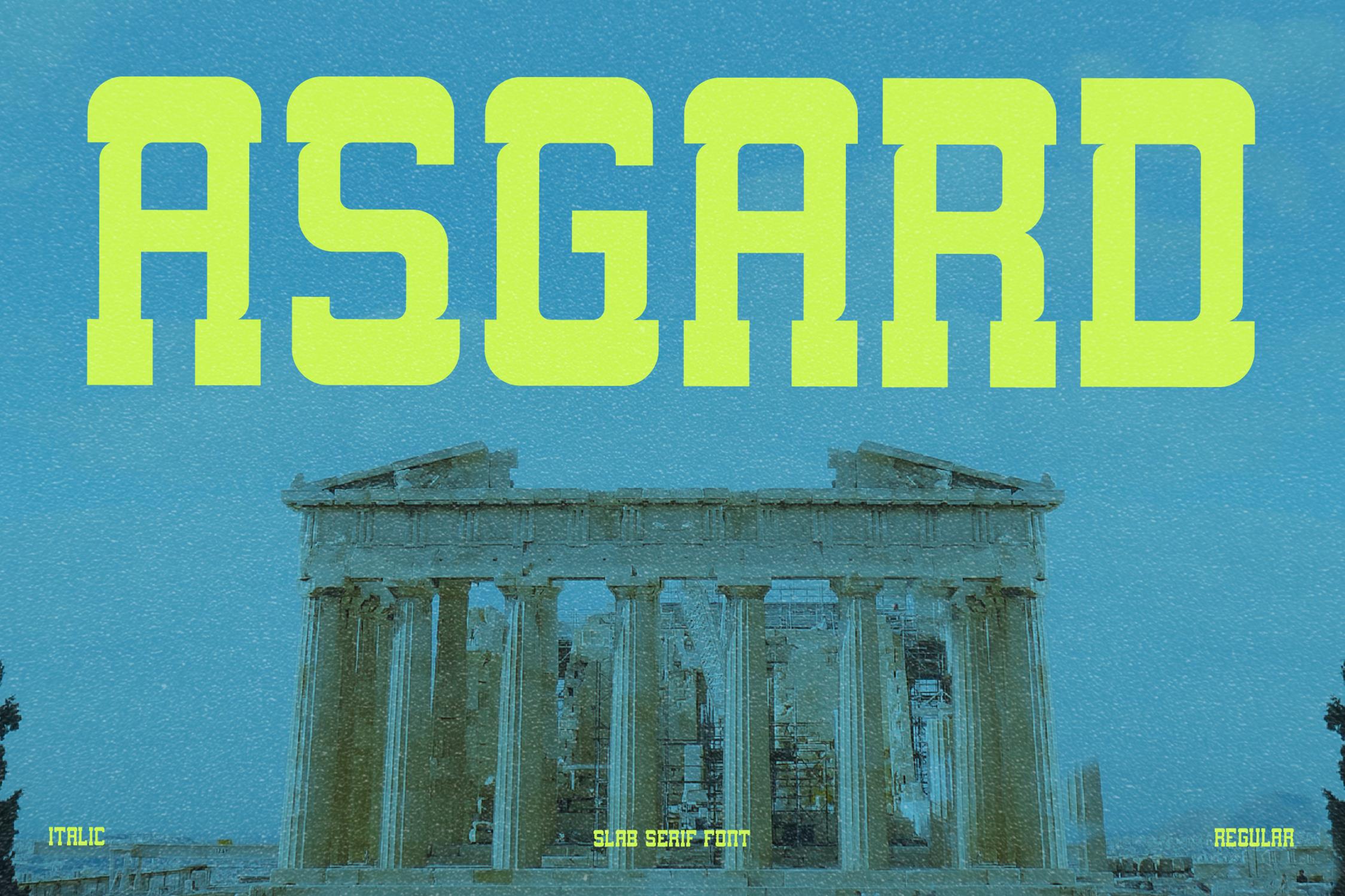 ASGARD Display Font