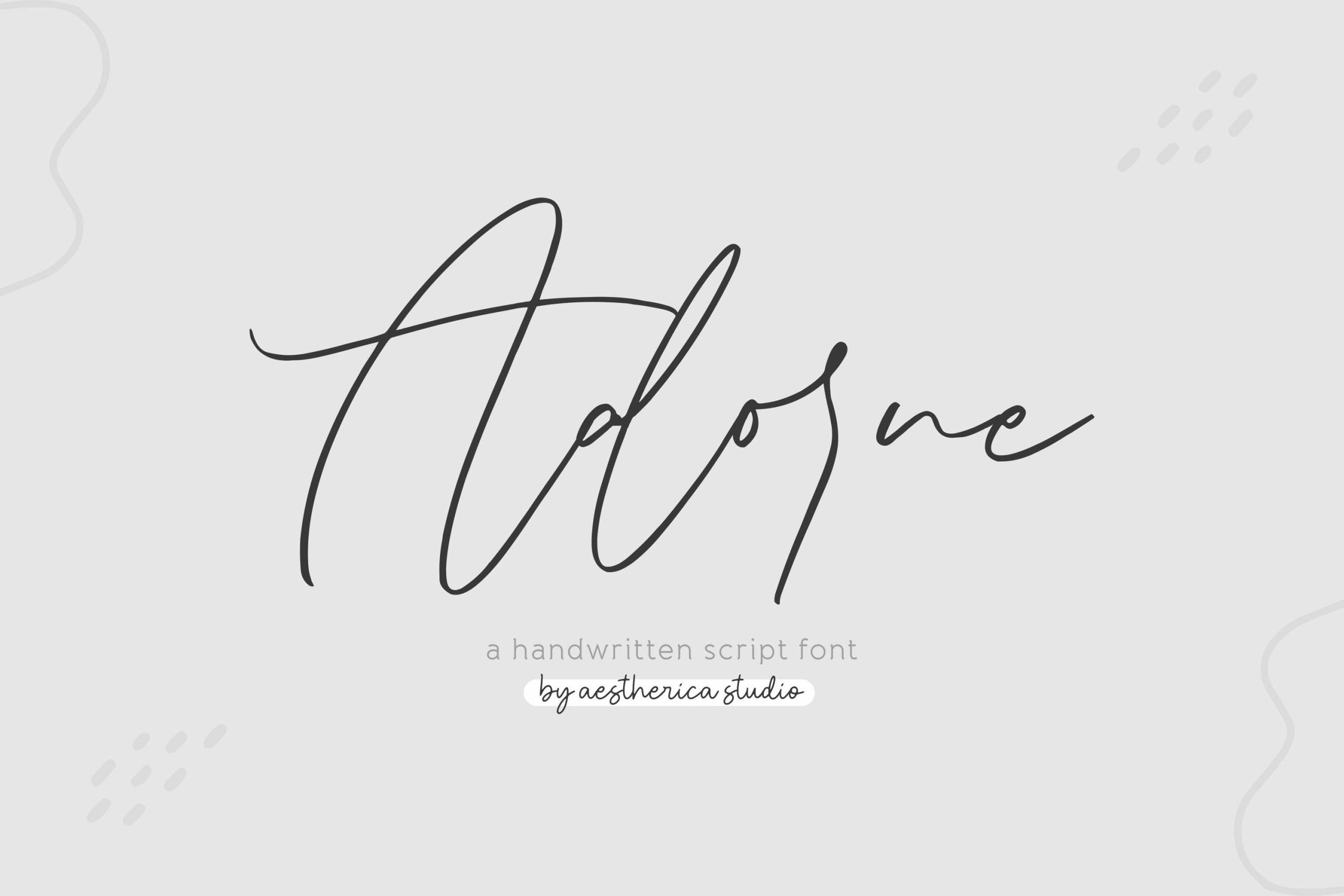 Adorne Handwritten Font