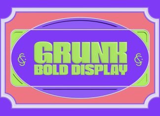 Grunk Bold Typeface