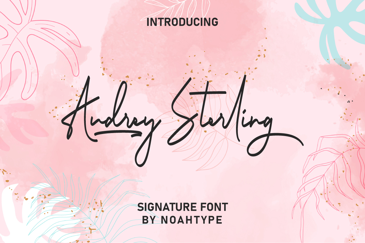 Audrey Sterling Handwritten Font